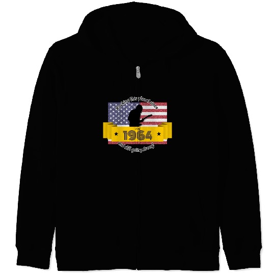 60th birthday Rocking this planet since 07/1964 Zip Hoodies
