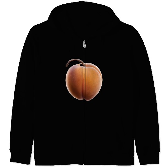 Apricot Realistic Zip Hoodies