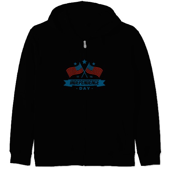 Independence day Zip Hoodies