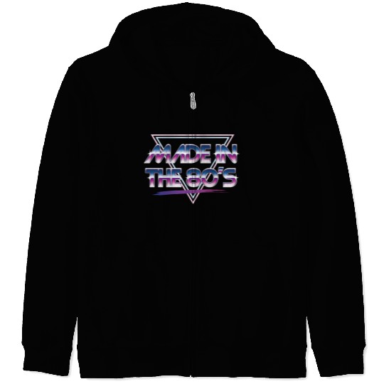 made in the 80s Zip Hoodies