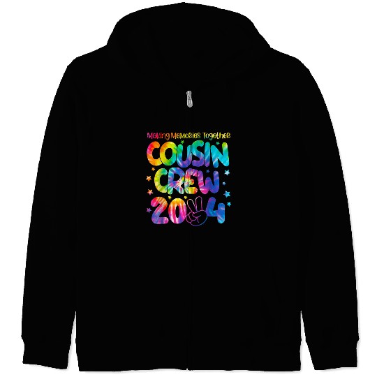 Cousin 2024 Vacation Family Trip Zip Hoodies