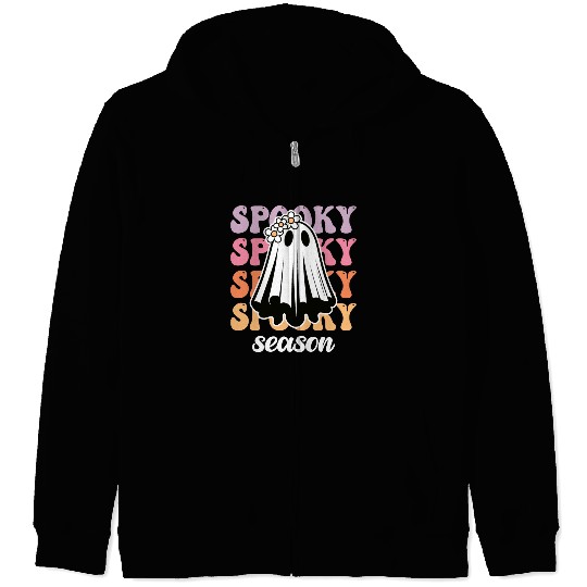 Halloween Spooky Season Zip Hoodies