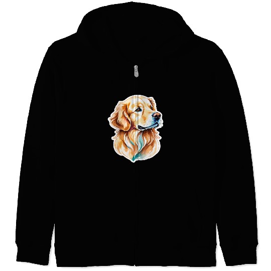 Golden Retriever Golden Retriever Zip Hoodies