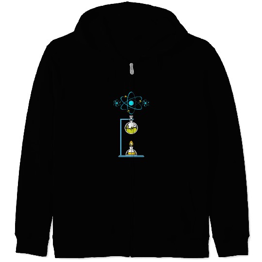 Physics Laboratory Science Teacher Physicist Nerd Zip Hoodies