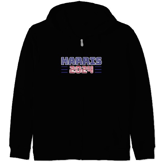 Harris 2024 - Kamala Harris for President Election Zip Hoodies