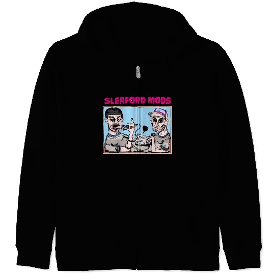 Sleaford Mods Punk Rock Design Zip Hoodies