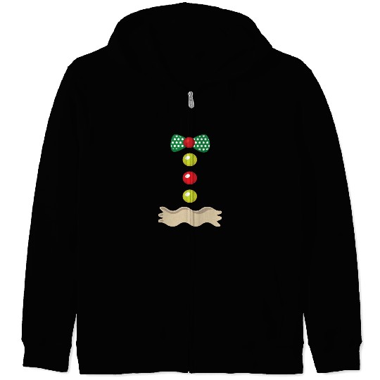 Gingerbread Man Costume Zip Hoodies Halloween Costume