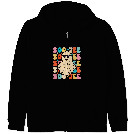 Funny Halloween Boo-jee Zip Hoodies