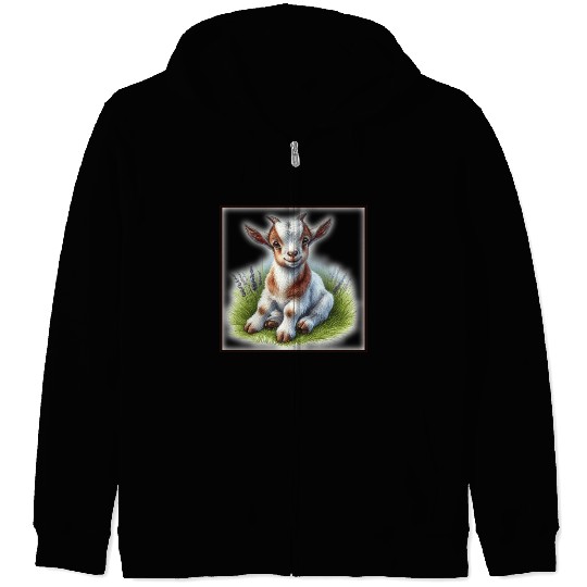 Cute baby animals Zip Hoodies