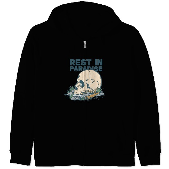 Rest in Paradise Zip Hoodies