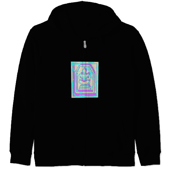 Thai amulets buddha Zip Hoodies