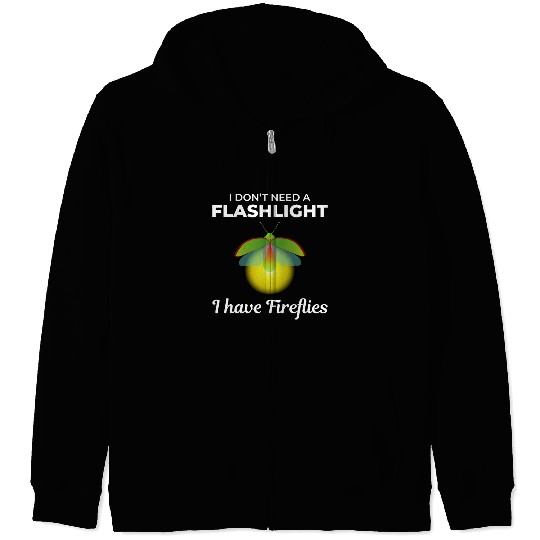 Fireflies Firefly Lightning Bug Insect Collector Zip Hoodies