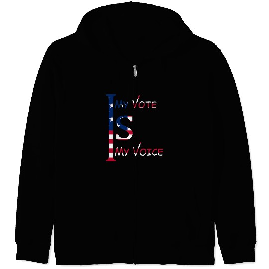 US Election vote and campaign Zip Hoodies