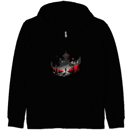 Ghost town Zip Hoodies