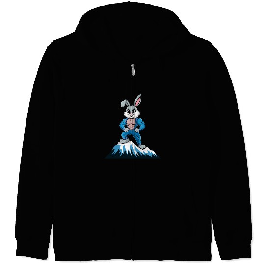 snow bunny Zip Hoodies