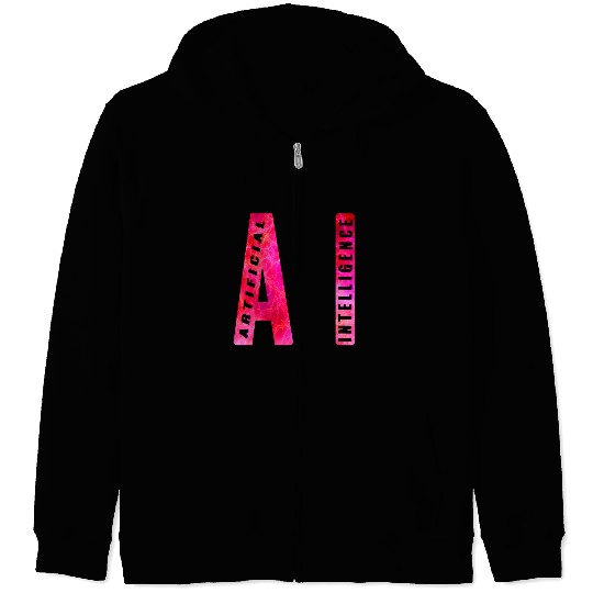 AI Artificial Intelligence Zip Hoodies