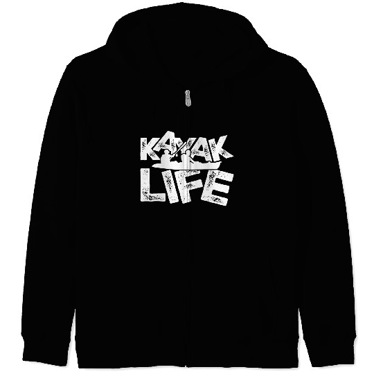 kayak life Zip Hoodies