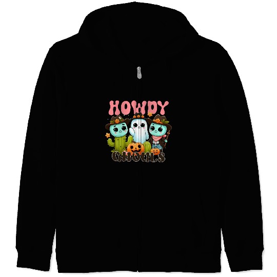 Howdy Ghouls Zip Hoodies