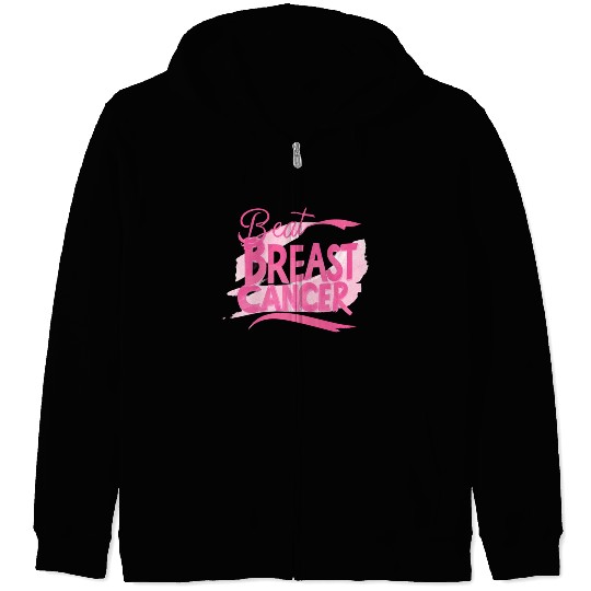 Beat Breast Cancer, Together We Fight Breast Cance Zip Hoodies