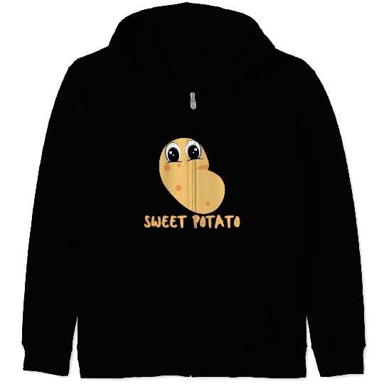 Sweet cute potato Zip Hoodies