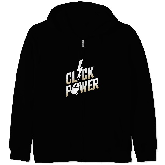 Click Power Cyber Monday Shopping Force Zip Hoodies