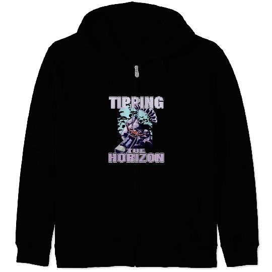 Tipping the Horizon Zip Hoodies