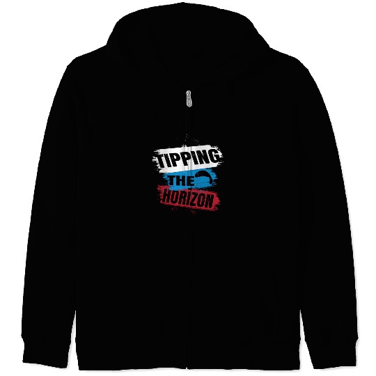 Tipping the Horizon Zip Hoodies