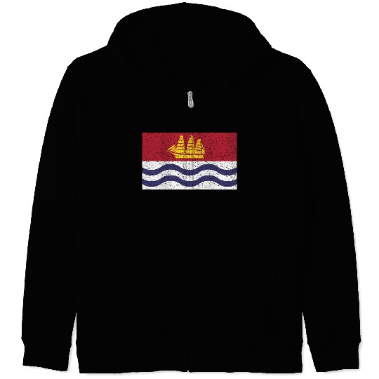 Flag of Bath city Maine State Zip Hoodies