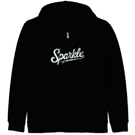 The Sparkle Army Camouflage Zip Hoodies