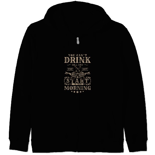 Partying Getting Drunk Schnapps Drunk Zip Hoodies