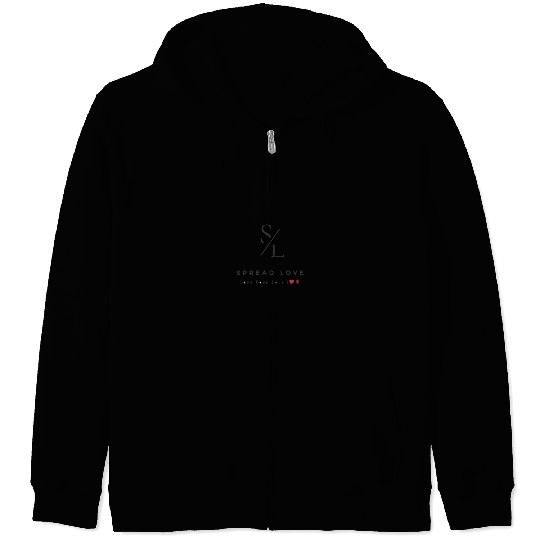 spread love - "Love in Every Gesture" Zip Hoodies