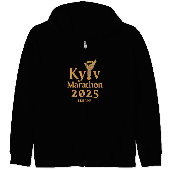 Kyiv Marathon – 2025 – Ukraine Zip Hoodies