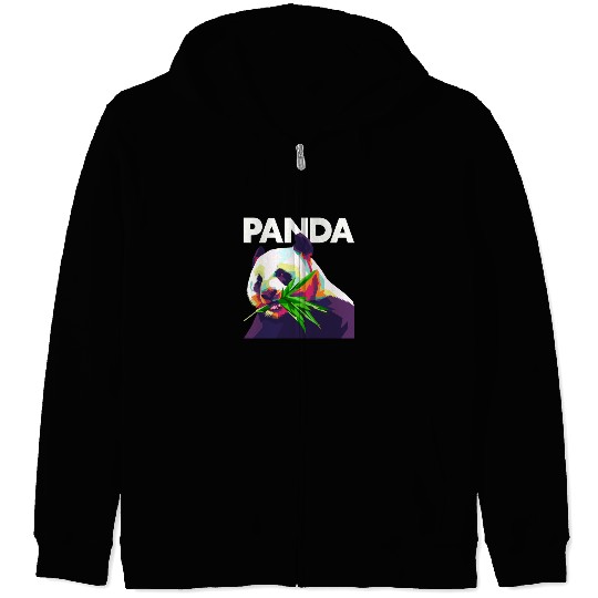 Panda Bear Friend Ailuropoda Melanoleuca Lover Zip Hoodies