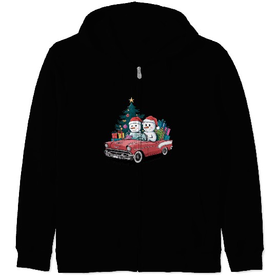 Merry Christmas , Christmas tree retro Zip Hoodies