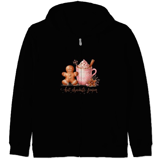 Hot Chocolate Season Zip Hoodies