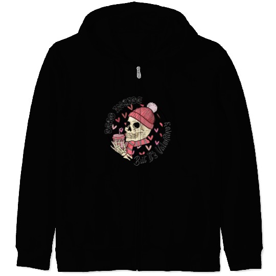 Dead Inside But It s Valentine Zip Hoodies