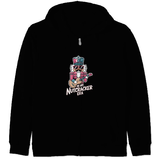 In My Nutcracker Era Nutcracker With Guitar Zip Hoodies