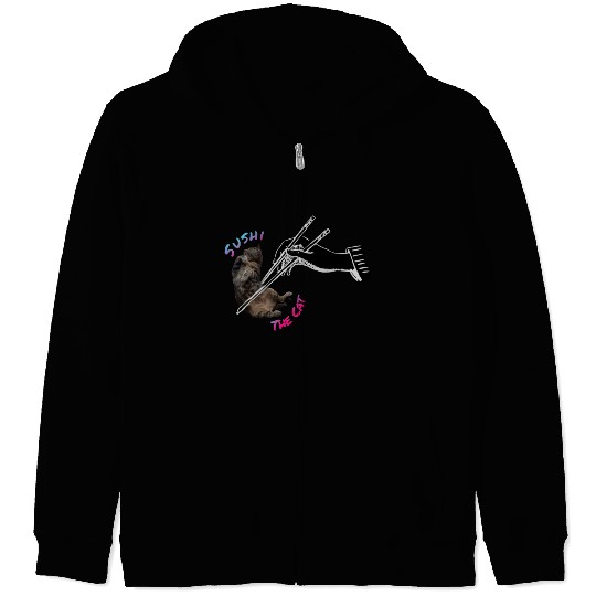 One.Anomaly Sushi - The Cat Zip Hoodies