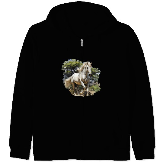 Horse lover Zip Hoodies