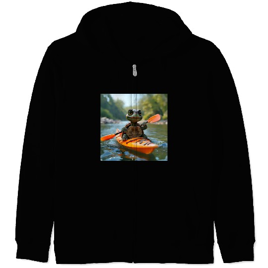 Sailing Turtle – Smooth Sailor Zip Hoodies