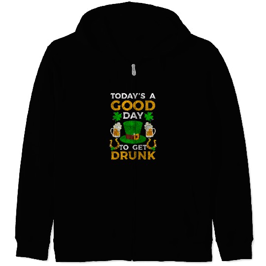 Pub Shamrock Gold World Tour Zip Hoodies