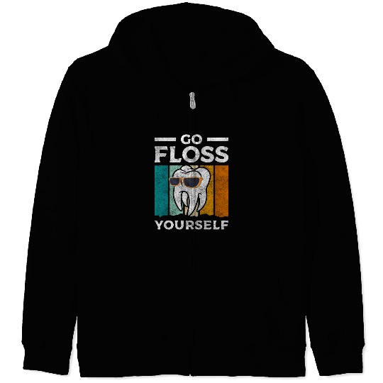 Teeth Dental Office Doctor Humor Zip Hoodies