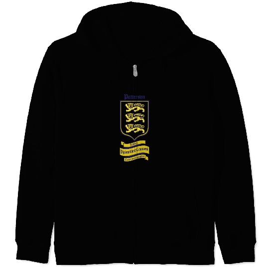 Patterson Underground Heraldic Shield Light Zip Hoodies