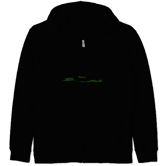 No Step On Snek Zip Hoodies