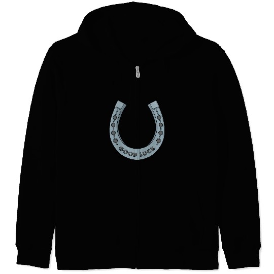 Good Luck Horseshoe Zip Hoodies
