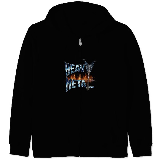 Heavy Metal Zip Hoodies