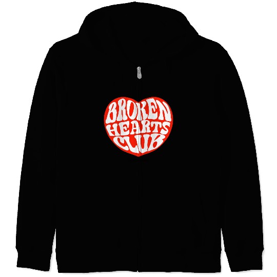 Broken Hearts Club Zip Hoodies