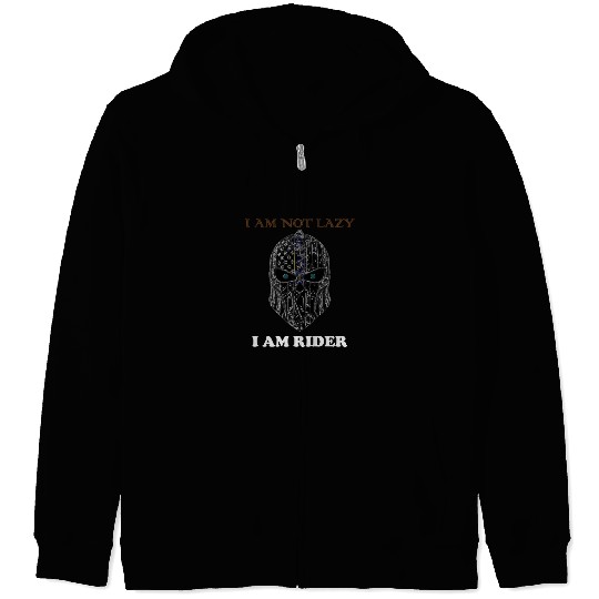 sparta Grunge Gothic Skull Zip Hoodies