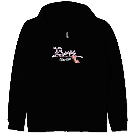 Beautiful since 1990 birthday typography Zip Hoodies