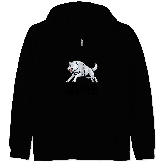 Alpha Wolf Zip Hoodies